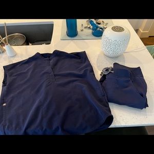 Figs Scrubs Navy